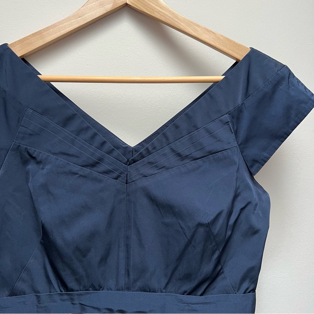 Theory Navy Origami Dress